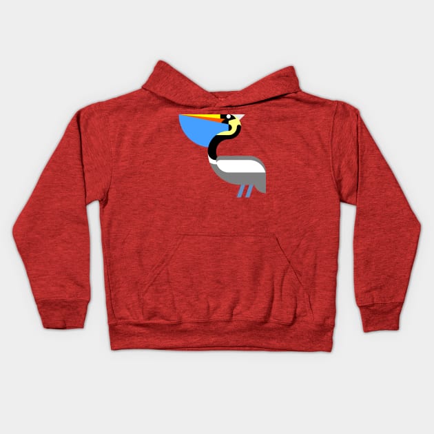 Pelican Kids Hoodie by tuditees